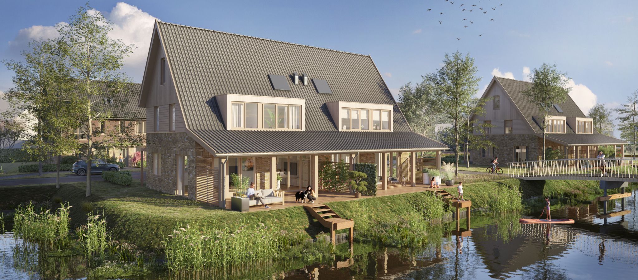 Nieuwbouw Molenblik Fase1 Ext Tweekapper Terras Tuinzijde Type A Bnr9tm18 2048X900