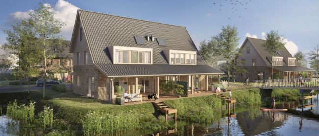 Nieuwbouw Molenblik Fase1 Ext Tweekapper Terras Tuinzijde Type A Bnr9tm18 Nieuwsbriefheader 650X277